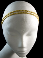 Elastic Double Braided Gold